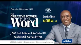 THE CREATIVE POWER OF THE WORD | MIDWEEK SERVICE | 06/30/2022