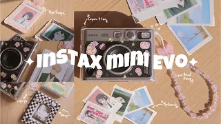 ✧Fujifilm Instax mini Evo unboxing: ✿adding a touch of cuteness with accessories from AliExpress✿