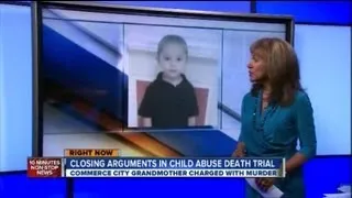 Grandmother tried for grandson's death