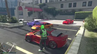Rolling Up To A Car Meet Gta 5 Online (PS5)
