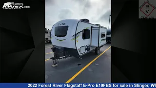 Remarkable 2022 Forest River Flagstaff E-Pro Travel Trailer RV For Sale in Slinger, WI | RVUSA.com