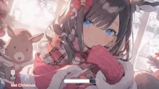 Last Christmas nightcore  lyrics 🎁