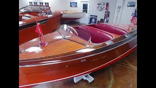 1939 19' Chris Craft Custom Runabout 'Barrel Back' For Sale at Bergersen Boat Co.