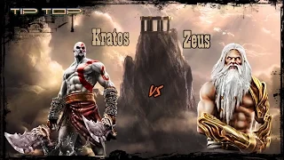 Бой с Зевсом в God of War 3 на сложности Титан