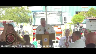 SLCFD Station 18 Groundbreaking Ceremony 2023