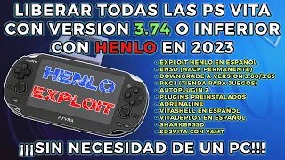 LIBERAR PS VITA con HENLO SIN PC. ENSO + PKGJ + ADRENALINE. EL TUTORIAL MAS FACIL y COMPLETO en 2023