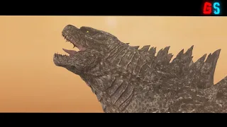 Godzilla 2014 Roar Blender CGI 3D Animation Test
