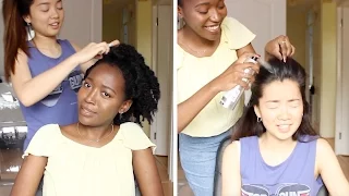 Best Friend Does My Hair Challenge