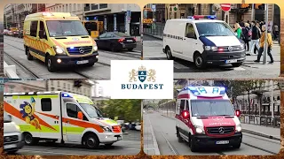 Budapest Emergency Vehicles Compilation/ Budapest Kéklámpás Összeállítás - 2022.10.