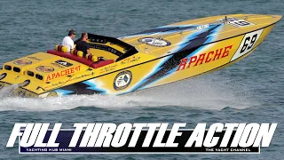 EXCLUSIVE RAW IN AND OUT 47 APACHE POWERBOAT | HAULOVER INLET | INCREDIBLE FULL THROTTLE ACTION