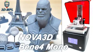 ⚡NEW! NOVA3D Bene4 Mono⚡ Распаковка и подробный обзор. UV MSLA технология