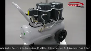 Sil-Air 100-24 Flüsterkompressor (silent compressor)