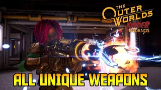 The Outer Worlds: Murder on Eridanos all unique weapons locations