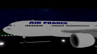 Air France Flight 447 | Roblox Crash animation