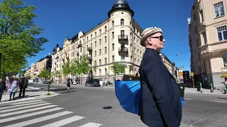 Exploring Stockholm: Norrtullsgatan to Odenplan Walking Tour | 4K City Walk With Scandinavian Tube