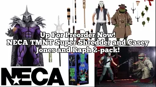 NECA TMNT Movie Super Shredder and Casey Jones and Raphael In Disguise 2-pack Up For Preorder Now!
