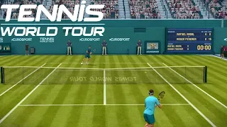 Tennis World Tour - Rafael Nadal vs Roger Federer - PS4 Gameplay