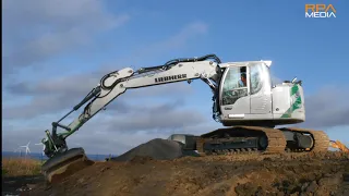 Liebherr R914 Compact excavator with Steelwrist tilt rotator.