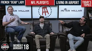 NFL Playoff Recap and BWalker Receives an "F+" Grade on Hosting - Barstool Rundown - Jan. 18, 2021