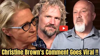 Breaking News: Christine Brown's Comment Goes Viral, Backlash Ensues - What Did She Say!!