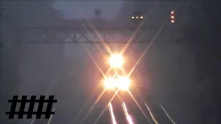 NS Intermodal Train at Old Iron Car Bridge Railroad Overlook in Cassandra, PA with PRR Signals