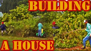 INSANELY OVERGROWN FREE yard makeover…WAIT TILL YOU SEE IT!! [Building A House]