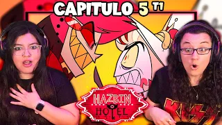 HAZBIN HOTEL "ALASTOR vs LUCIFER"🔥🔥 POR PRIMERA VEZ | CAPITULO #5 T1🤯 REACCIÓN