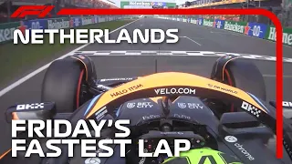 Lando Norris' Fastest Lap In FP2! | 2023 Dutch Grand Prix