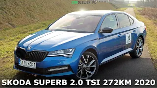 Skoda Superb Sportline 2.0 TSI 272KM 2020 PL TEST Carolewski