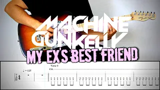 MACHINE GUN KELLY - MY EX'S BEST FRIEND | Guitar Cover Tutorial (FREE TAB)