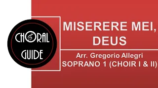 Miserere Mei, Deus - SOPRANO 1 | G Allegri