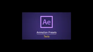 Анимация текста в ADOBE After Effects CC