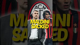 AC Milan Sack Paolo Maldini😳