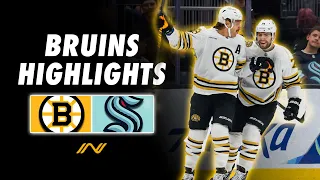 Bruins Highlights: Seattle Kraken Take Boston To OT Shootout