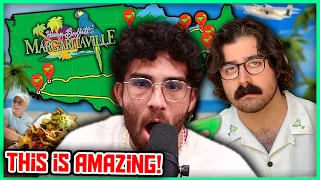 I ate at every Margaritaville in the Country | Hasanabi Reacts to Eddy Burback