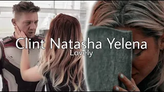 Clint Natasha Yelena edit- Lovely