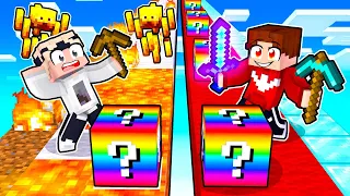 MINECRAFT RAINBOW LUCKY BLOCK CHALLENGE