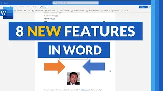 Top 8 new features in Microsoft Word // New updates in Word 365 Desktop and the web