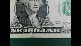 2013 $1 Bill Radar Serial Number