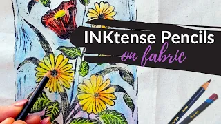 Getting started with INKtense Pencils on Fabric