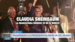 La primera presidenta mexicana y la número 29 en el mundo