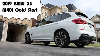 2019 BMW X3 M40i G01 Cold Start Exhaust Sound