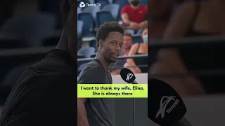 Gaël Monfils Beautiful Speech To Elina Svitolina After Winning Title 🥰