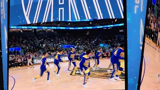 Golden State Warriors Dance Team Blue Crew Performance 11/5/2021