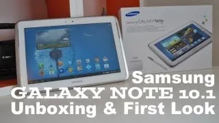 Samsung Galaxy Note 10.1 Unboxing & First Look