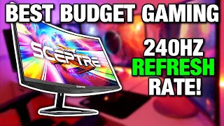 Sceptre Curved 240Hz Must Watch Review! - Budget Gaming Monitor with High Refresh Rate!