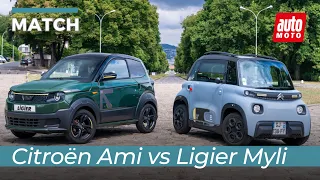 Citroën Ami vs Ligier Myli : le match des poids coqs