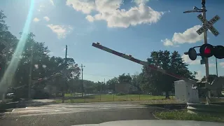 Hebert Street Railroad Crossing "tail ring" Malfunction | Beaumont, TX | 10-13-2023