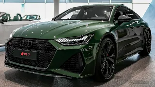 2022 Audi RS7 Sportback in goodwood green pearl effect (600hp) - Sound & Visual Review!