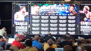 LIVE- CANELO VS. CHARLO PRESS CONFERENCE